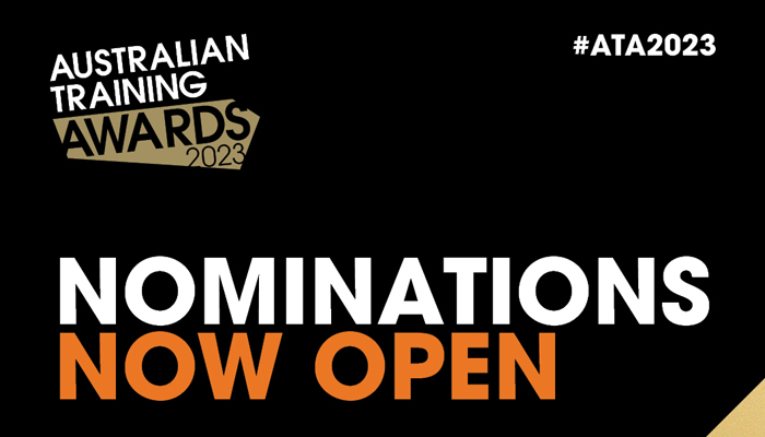 Nominations Open for the 2023 Australian Training Awards image